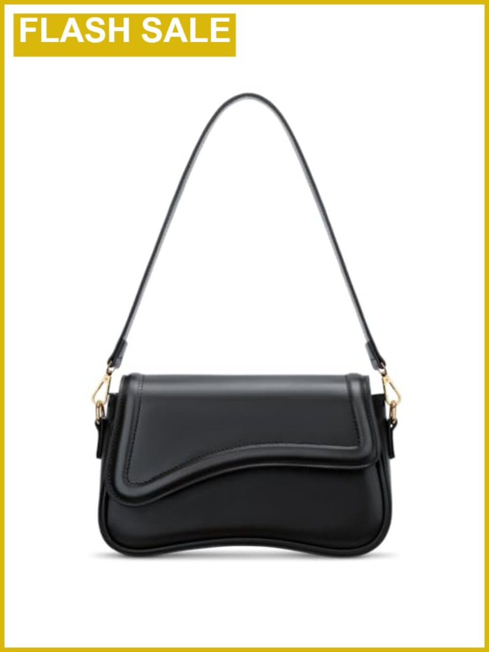 Women's Hobo Shoulder Bag Faux Leather Clutch Purse with Chain Strap